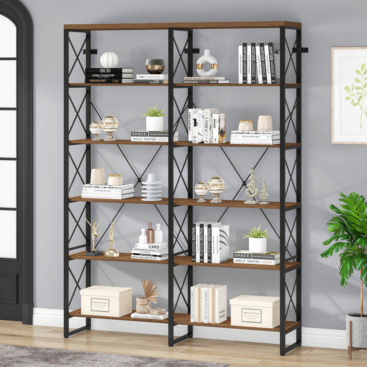 Khajag double shop etagere bookcase